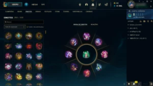 Conta nivel 673, com todos os champs/ 358 skins - League of Legends LOL