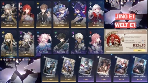 Honkai Star Rail Jing E1+Luocha+Silverwolf+Seele+Welt E1 - Outros