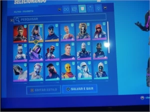 Vende-se conta top de Fortnite. Preço negociável.