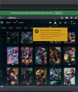 conta de league of legends LOL