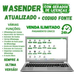 Wasender + Gerador De Licenças - Versão 3.6 - 2025 - Outros