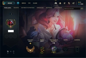 Smurf Gold 4, sem email confirmado. - League of Legends LOL