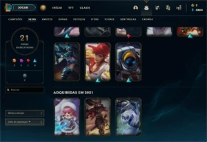 CONTA SMURF PLATINA 2 PROMOÇÃO - League of Legends LOL
