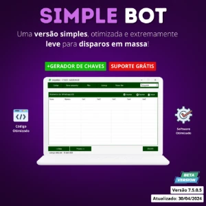 SimpleBot 7.5.0.5 - Disparador para WhatsApp