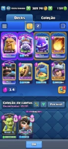 Conta de clash royale lvl 61 gigante full