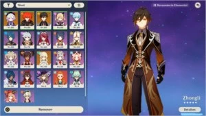 Conta completa Genshin Impact três 5 estrelas  AR 50