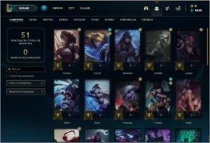Conta ouro 3 com 32 champs e 3 skins - League of Legends LOL