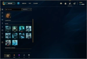 Conta ouro 3 com 32 champs e 3 skins - League of Legends LOL