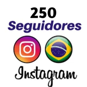 250 Seguidores Instagram Brasileiros - Redes Sociais