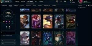 Conta Top de League of Legends LOL