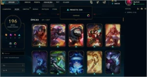 Conta Top de League of Legends LOL