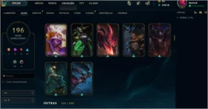 Conta Top de League of Legends LOL
