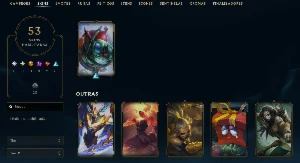 Conta League of Legends Full Acesso - 70 Champs e 53 Skins LOL