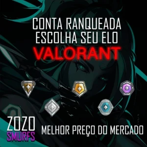 Contas Valorant ✨Escolha Seu Rank/Unranked✨ Entrega Imediata