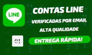 CONTAS LINE VERIFICADAS POR EMAIL [ALTA QUALIDADE] - Redes Sociais