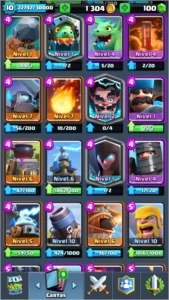 Vendo conta Clash Royale Nível 11 todas as lendárias