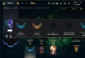 Platina 4 com TODOS os Champs e 267 Skins ( MAIN ADC ) - League of Legends LOL