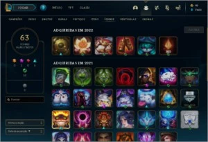 Conta Gold III (Solo Duo), Gold I (Flex), Nível 175, 46 skin - League of Legends LOL