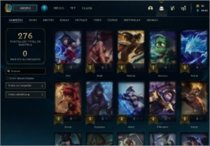 Conta Gold III (Solo Duo), Gold I (Flex), Nível 175, 46 skin - League of Legends LOL