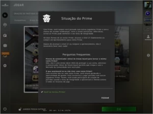 CONTA CS GO -  OURO MESTRE MM / LV 18 GC - COM PRIME - Counter Strike