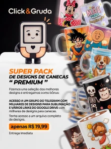 Artes para Canecas e Sublimação - Artes e Templates Artes Canva