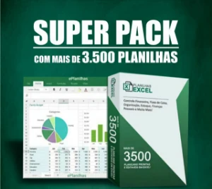 Super Pack com mais de 3.500 Planilhas de EXCEL