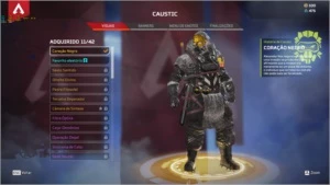 CONTA HERANÇA WRAITH - Apex Legends