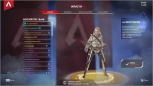 CONTA HERANÇA WRAITH - Apex Legends