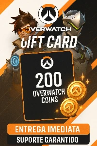 Gift card do overwatch de 200 moedas por apenas 7 reais - Gift Cards