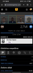Conta Gta V - Lvl 138