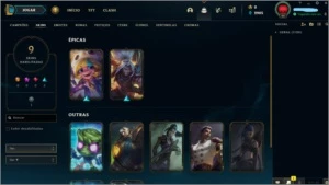 Conta Platina 4 - League of Legends LOL