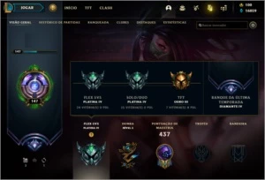 CONTA EX DIAMOND. BRINDE NO VALORANT, TFT E RUNETERRA - League of Legends LOL