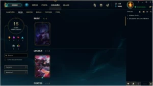 conta lol gold1 md5 platina 2x0 na md5 - League of Legends