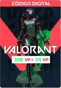 Cartão Valorant R$ 100 - 3625 Valorant Points Br - League of Legends LOL