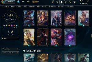 Conta lol com 149 skins e todos os Champs - League of Legends