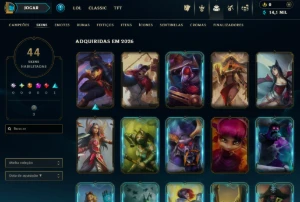 [Entrega Automática] Conta Lol Platina, 44 Skins, 14K Ea - League of Legends
