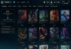 [Entrega Automática] Conta Lol Platina, 44 Skins, 14K Ea - League of Legends