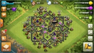 CONTA CLASH OF CLANS CV9 90% FULL