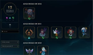 Conta lol Ouro 3 - League of Legends