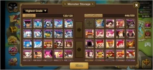 #316 ChunLi Light+Dark Seara Rica Leo - Summoners War