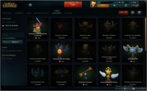 V> ACC LOL PLATINA 5 COM 639 SKINS! - League of Legends