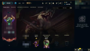 Conta De Lol League Of Legends A Venda Nfa ! Nivel 586