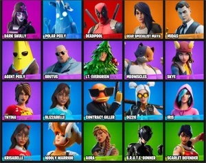 CONTA FORTNITE DARK SKULKY SECA VALOR NEGOCIÁVEL
