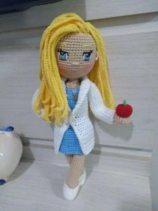 Amigurumi Profissões - Nutricionista