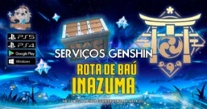 Serviços Genshin - coleta de baús : Inazuma - Genshin Impact