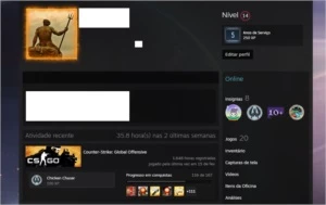 Conta CSGO 6 Medalhas - Counter Strike