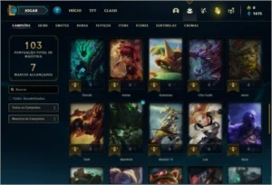Conta Platina 2 com 51 Champs e 8 Skins - League of Legends LOL