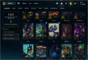 Conta Platina 2 com 51 Champs e 8 Skins - League of Legends LOL