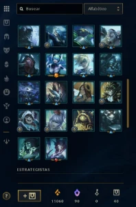 Conta League of Legends Full Acesso - 155 Champs e 89 Skins LOL