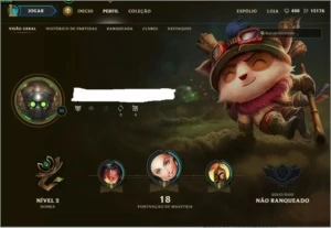 Conta League of Legends LOL